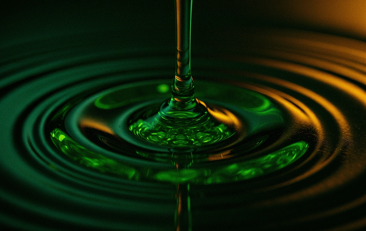 Botanical oil ripple